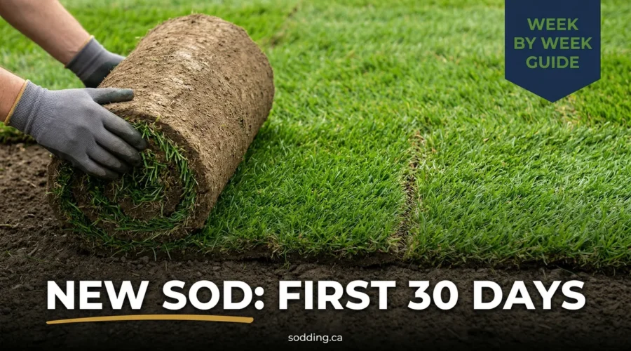 New Sod Week by Week: First 30 Days Care Guide | Sodding Canada GTA